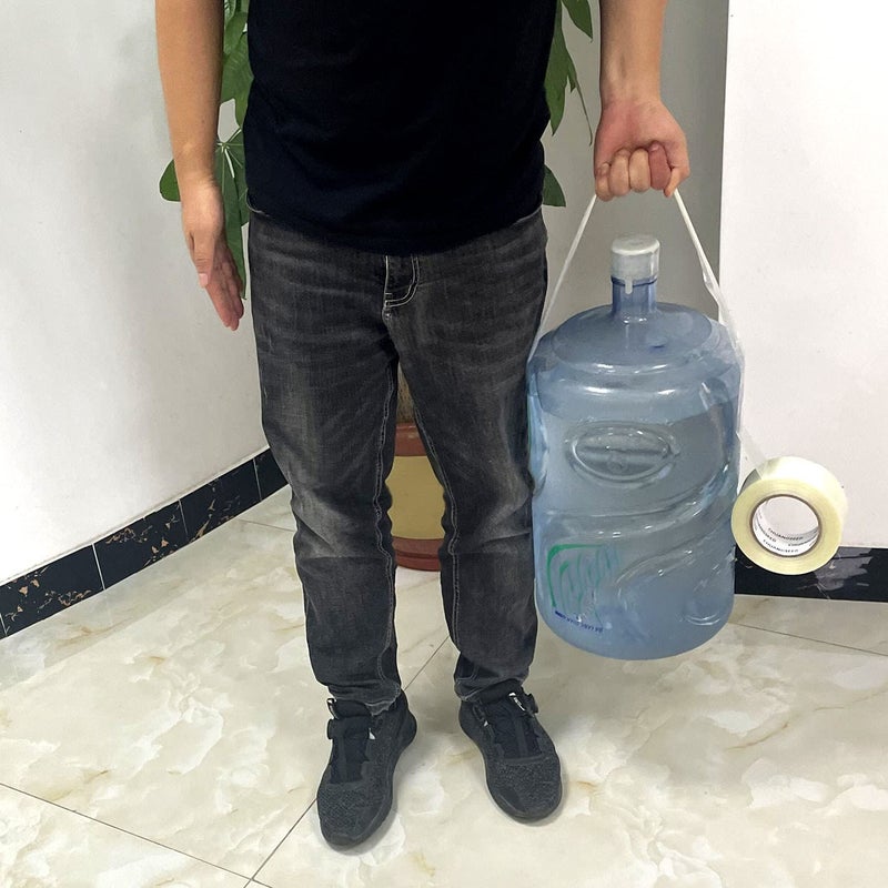 CHUANGSEED شريط تثبيت أحادي الخيوط 3 عبوات 6.2 مل x 2 بوصة x 60 ياردة درجة تجارية ثقيلة الشفافية معززة بشريط الألياف الزجاجية - Image 4